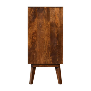 Mango Wood Amouri Cabinet, Chestnut Finish