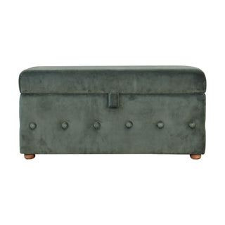 Emerald Green Ottoman