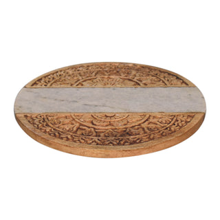 Mango Wood and Marble Chopping Board