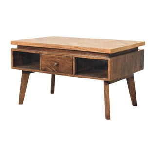 Mango Wood Platform Coffee Table, Royale Finish