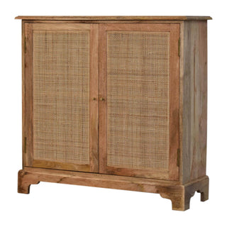 Mango Wood & Rattan Lounge Cabinet