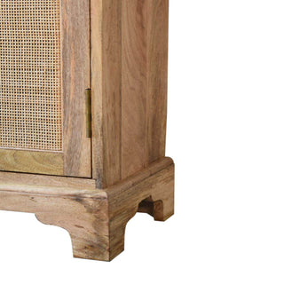 Mango Wood & Rattan Lounge Cabinet