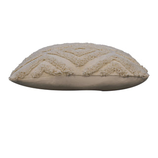Set of 2 Cream Mini Diamond Cotton Cushions