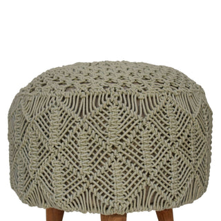 Crotchet Stool, Sea Green