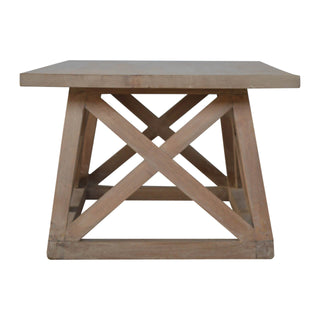 Wooden Trestle Coffee Table