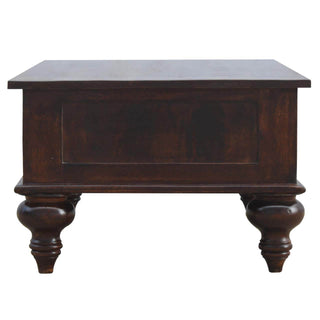 Mango Wood Coffee Table with Turned Legs