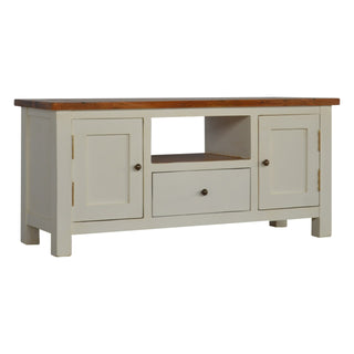 Country Wooden TV Stand with Storage