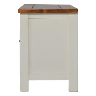 Country Wooden TV Stand with Storage