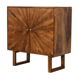 U-Shaped Legs Wooden Cabinet