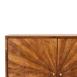 U-Shaped Legs Wooden Cabinet
