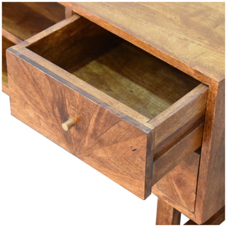 U-Shaped Legs Wooden TV Unit with Storage