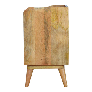 Blue Gradient Bedside Table, Mango Wood