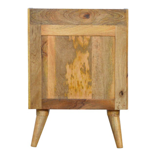 Blue Gradient Bedside Table, Mango Wood