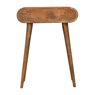 London Narrow 1 Drawer Console Table, Mango Wood