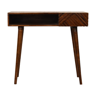 Mango Wood Lille Desk, Chestnut Finish