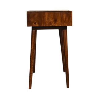 Mango Wood Lille Desk, Chestnut Finish