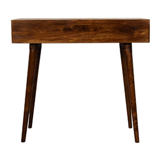 Mango Wood Lille Desk, Chestnut Finish