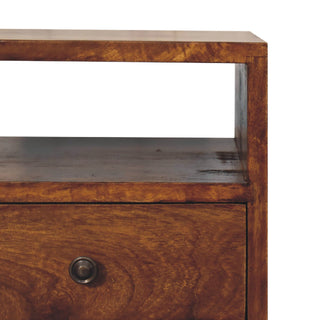 Narrow Classic Bedside, Chestnut