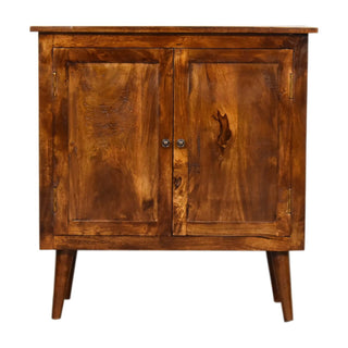 Mango Wood Classic Cabinet, Chestnut Finish