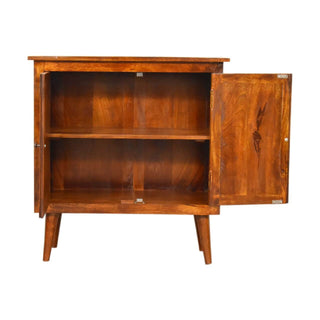 Mango Wood Classic Cabinet, Chestnut Finish