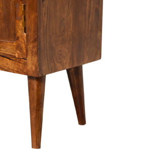 Mango Wood Classic Cabinet, Chestnut Finish