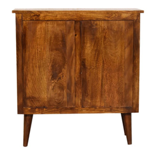 Mango Wood Classic Cabinet, Chestnut Finish