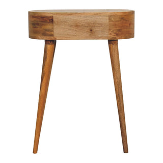 Albion 1 Drawer Side Table, Oak Finish