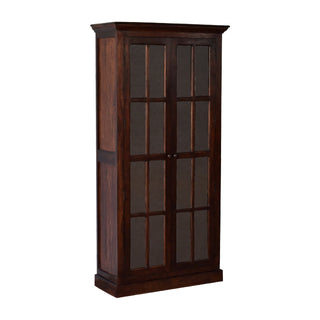 Glazed Cabinet, Cherry Finish
