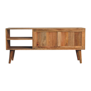 Cubana Media Unit, Mango Wood in Oak Finish