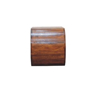 Open Frame TV Stand, Mango Wood in Chestnut Finish