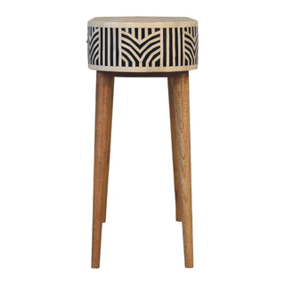Edessa Console Table with Bone Inlay Fronts in Mango Wood