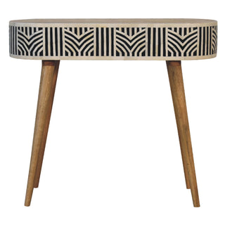 Edessa Console Table with Bone Inlay Fronts in Mango Wood