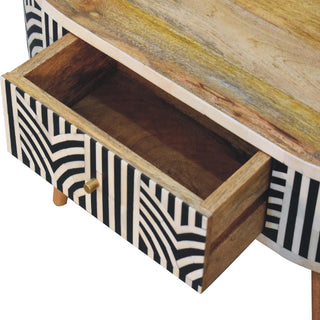 Edessa Coffee Table, Mango Wood and Bone Inlay