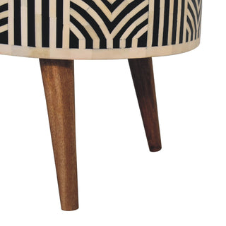 Edessa Coffee Table, Mango Wood and Bone Inlay