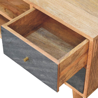 Mango Wood Slade Media Unit with 4 Drawers