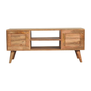 Mango Wood Slade Media Unit with 4 Drawers