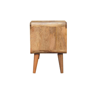 Bouclé Storage Bench