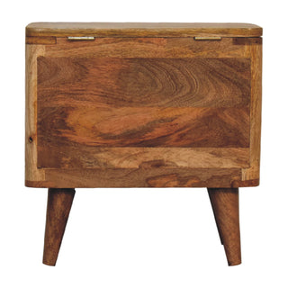 Woven Lid-up Storage Stool