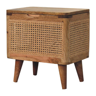 Woven Lid-up Storage Stool