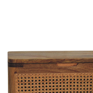 Woven Lid-up Storage Stool