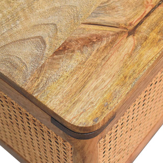 Woven Lid-up Storage Stool