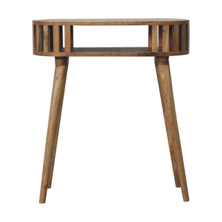 Ariella Console Table, Mango Wood in Oak Finish