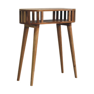 Ariella Console Table, Mango Wood in Oak Finish