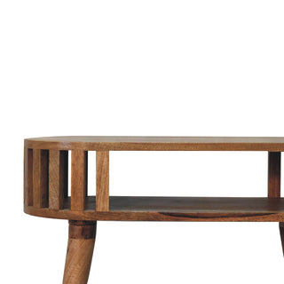 Ariella Console Table, Mango Wood in Oak Finish