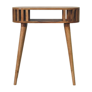 Ariella Console Table, Mango Wood in Oak Finish
