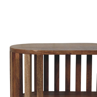 Ariella Mango Wood Slatted Cabinet