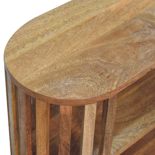 Ariella Mango Wood Slatted Cabinet