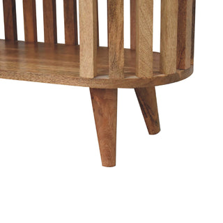 Ariella Mango Wood Slatted Cabinet