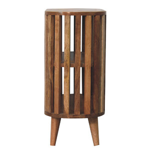 Ariella Mango Wood Slatted Cabinet