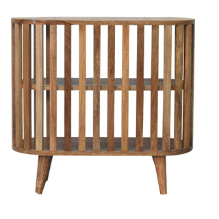 Ariella Mango Wood Slatted Cabinet